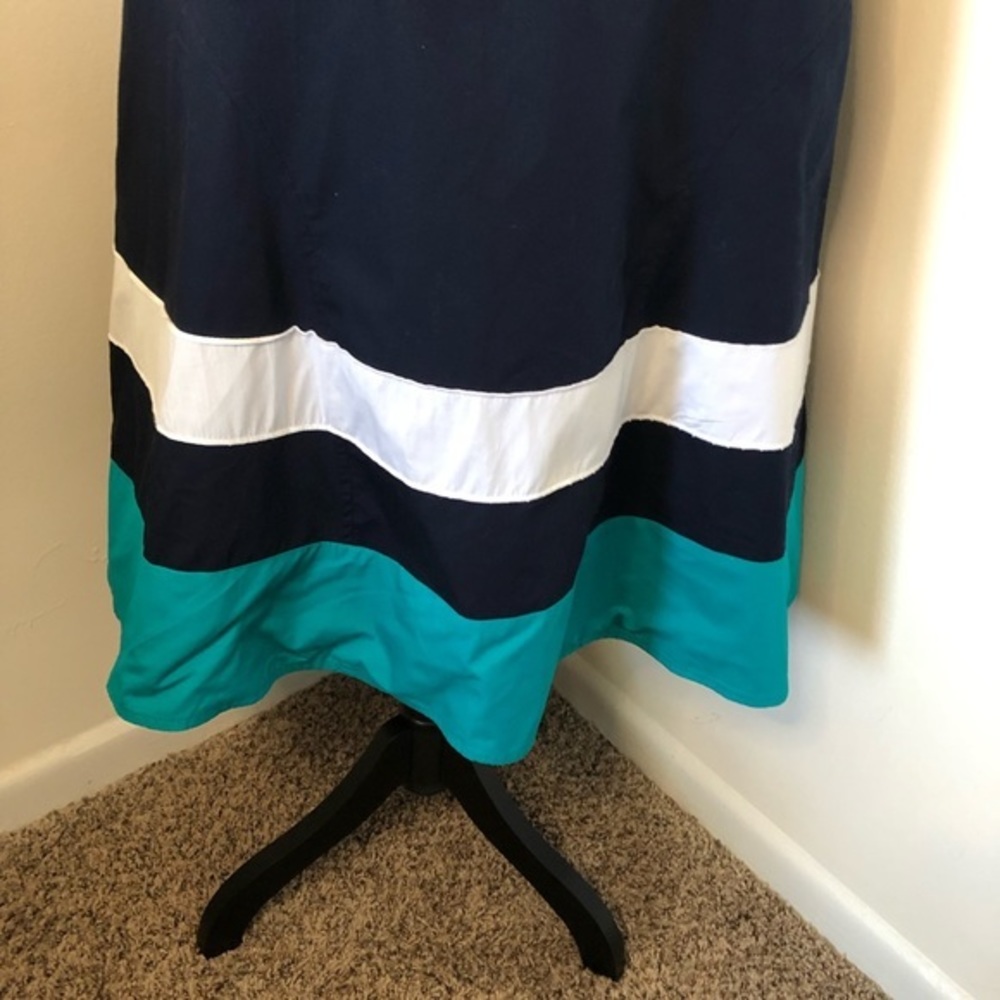 Eshakti Fit & Flare Color Block Midi Dress - image 5